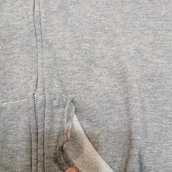 VTG Jansport WSU Cougars Hoodie Full Zip Gray Flaws USA Made Mens XL - Picture 5 of 11